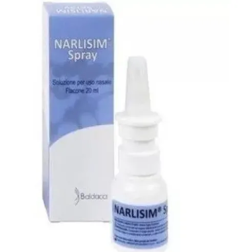 Narlisim Spray Soluzione Nasale Decongestionante per Ostruzione Narici 20ml