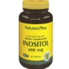 Nature's Plus Inositolo 600mg Integratore Supporto Metabolismo - 90 Tavolette