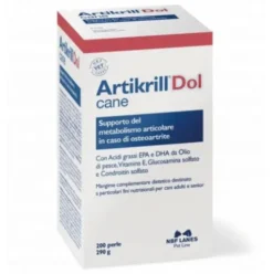 Nbf Artikrill Dol Cane Integratore per Osteoartrite Cani 200 Perle