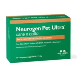 Nbf Lane Neurogen Pet Ultra Mangime Complementare per Cani Gatti Senior 30 Compresse