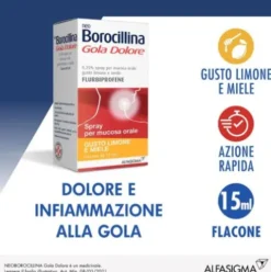 NeoBorocillina Gola Dolore Spray gusto Limone Miele 15 ml