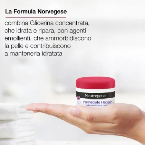 Neutrogena Balsamo Labbra e Naso - Ideale per naso e labbra screpolate dal freddo - 15 ml