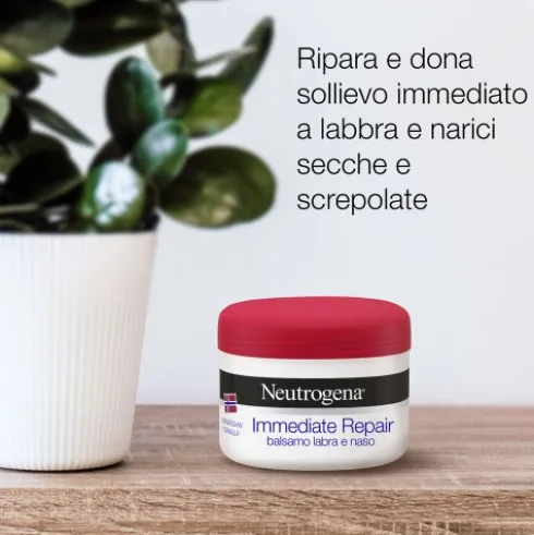 Neutrogena Balsamo Labbra e Naso - Ideale per naso e labbra screpolate dal freddo - 15 ml