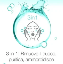 Neutrogena Skin Detox Acqua Micellare Tripla Azione - Struccante, purificante, idratante - 400 ml