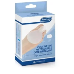 Nok San Cuscinetto Metatarsale con Infradito Gel Silicone Taglia L/XL