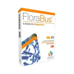 Nutrigea FloraBus Integratore Benessere Intestinale 30 Compresse Masticabili
