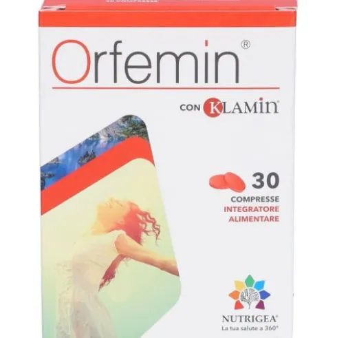 Nutrigea Orfemin Integratore per Menopausa e Ciclo Mestruale 30 Compresse