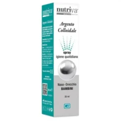 Nutriva Argento Colloidale Spray Igiene Naso e Orecchio Bambini 30ml