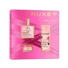 Nuxe Cofanetto di Natale 2025 Febbre rosa - Olio prodigioso floreale 50 ml + Very Rose acqua micellare 100 ml + Very rose balsamo labbra 15 g