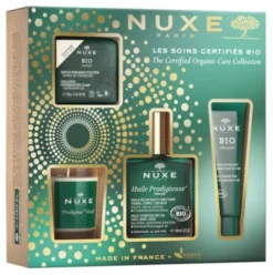 Nuxe Cofanetto di Natale Neroli Bio - Olio prodigioso Neroli + Fluido correttore idratante + Sapone delicato + Candela per ambienti