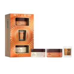 Nuxe Cofanetto di Natale Reve De Miel - Esfoliante corpo 175 ml + Olio corpo 200 ml + Candela per ambienti 70 g