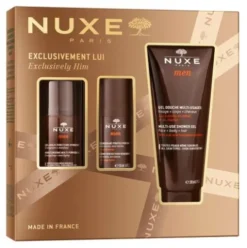 Nuxe Cofanetto di Natale 2025 Solo per Lui - Gel multi funzione idratante 50 ml + Gel doccia 200 ml + Deodorante 50 ml
