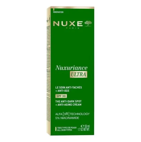 Nuxe Nuxuriance Ultra Crema Antimacchie e Antietà SPF30 - Crema viso illuminante e uniformante - 50 ml