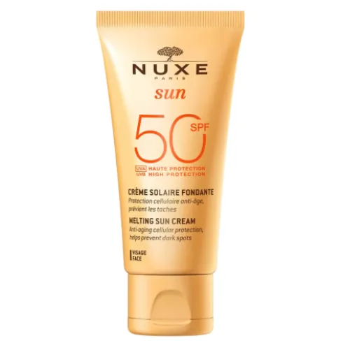 Nuxe Sun Crema Fondente Anti-Età SPF50 - Solare viso antimacchie - 50 ml