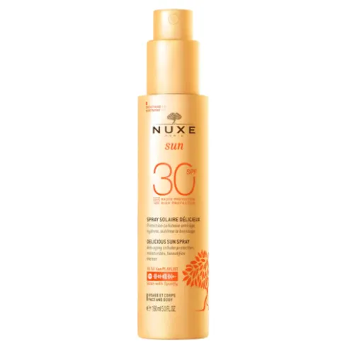 Nuxe Sun Spray Solare Delizioso SPF 30 - Protezione alta per viso e corpo - 150 ml