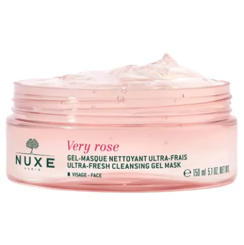 Nuxe Very Rose Maschera Viso Detergente Ultra Fresca - Maschera viso idratante e anti inquinamento - 150 ml