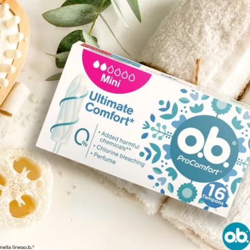 O.B. ProComfort Mini - Assorbenti interni per flusso leggero - 16 assorbenti