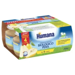 OMO HUMANA Pera Bio 4x100g