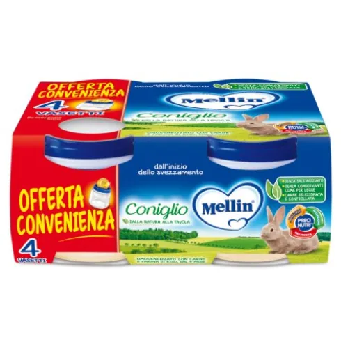 OMO MELLIN Coniglio 4x80g