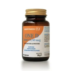 One D - Integratore Vitamina D3 per ossa e sistema immunitario - 60 Compresse