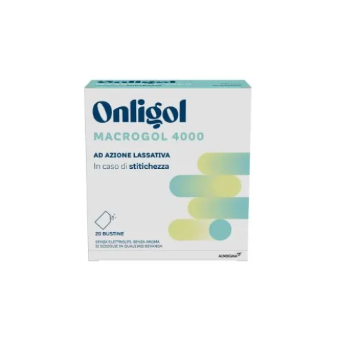 Onligol - Lassativo a base di Macrogol 4000 - Barattolo da 200 g con cucchiaino dosatore