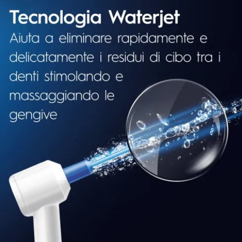 Oral-B Health Center Pro Series 1 Idropulsore con Spazzolino Elettrico Bianco/Blu