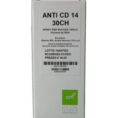 Oti Anti CD 14 Spray Omeopatico per Mal di Gola 50ml