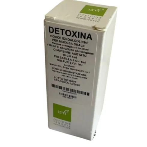Oti Detoxina Composto Gocce Omeopatiche per Reattività Tissutale 50ml