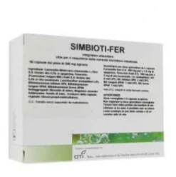 Oti Simbioti Fer Integratore Alimentare per Flora Intestinale 60 Capsule