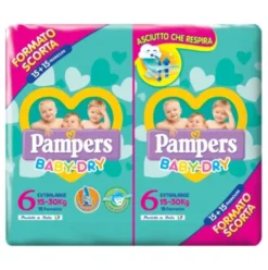 PAMPERS B/D DUO DWCT XL 30pz 6