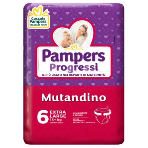 PAMPERS PROG.Mut.XL 15pz