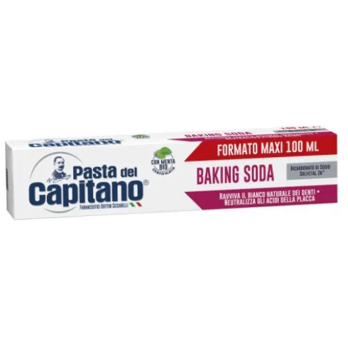 Pasta del Capitano Dentifricio Baking Soda Sbiancante 100 ml