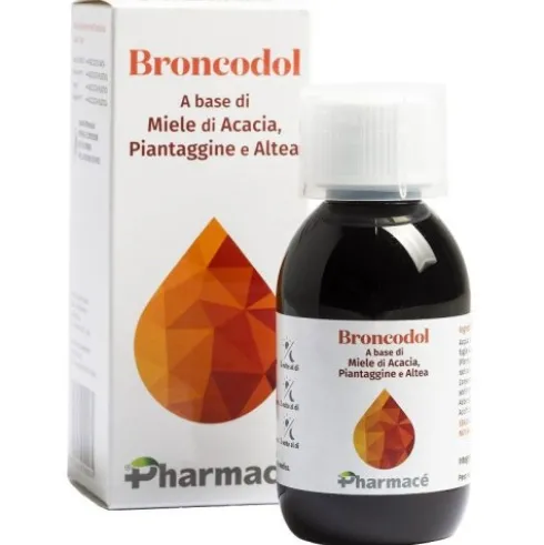 Pharmace' Broncodol Integratore vie respiratorie miele acacia piantaggine 150ml