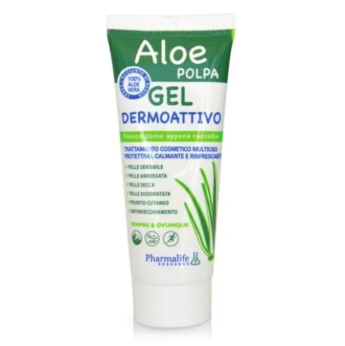 Pharmalife Research Aloe Polpa Gel Dermoattivo Vegan per Pelle Sensibile 200ml