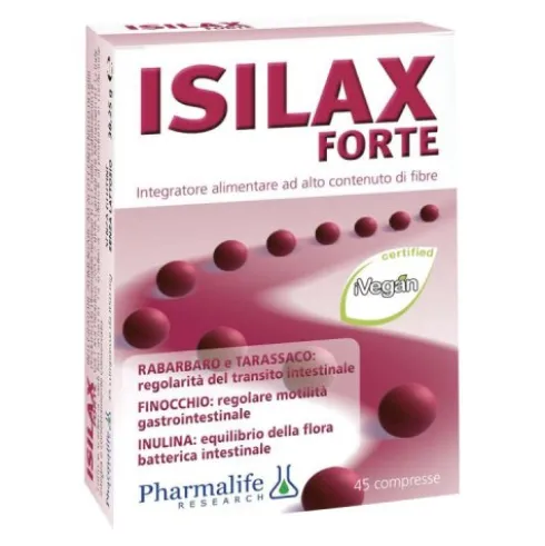 Pharmalife Research Isilax Forte Integratore Benessere Intestinale 45 Compresse