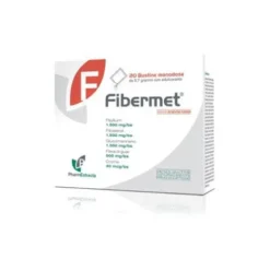 PharmExtracta Fibermet Integratore per Controllo Peso Corporeo in 20 Bustine