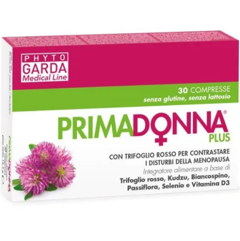 Phyto Garda Primadonna Plus Integratore Menopausa Senza Glutine 30 Compresse