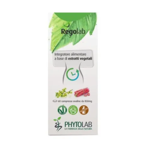 Phytolab Regolab Integratore Alimentare Transito Intestinale Vegetariano 60 Compresse