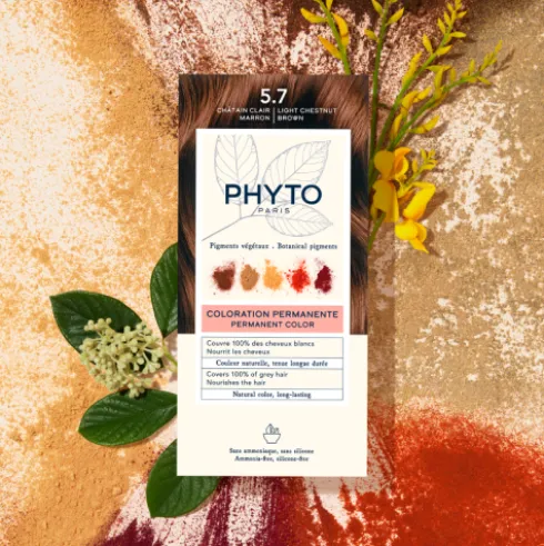 Phyto Phytocolor Colorazione Permanente Tinta Numero 5.7 - Tinta capelli colore castano chiaro tabacco