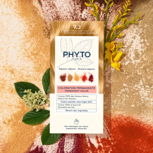 Phyto Phytocolor Colorazione Permanente Tinta Numero 9.3 - Tinta capelli colore biondo chiarissimo dorato