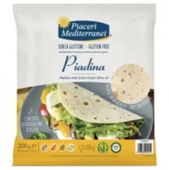 Piaceri Mediterranei Piadina all'Olio d'Oliva Senza Glutine 200 g