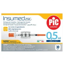 Pic Insumed Siringhe per Insulina 0,5 ml 30 Pezzi