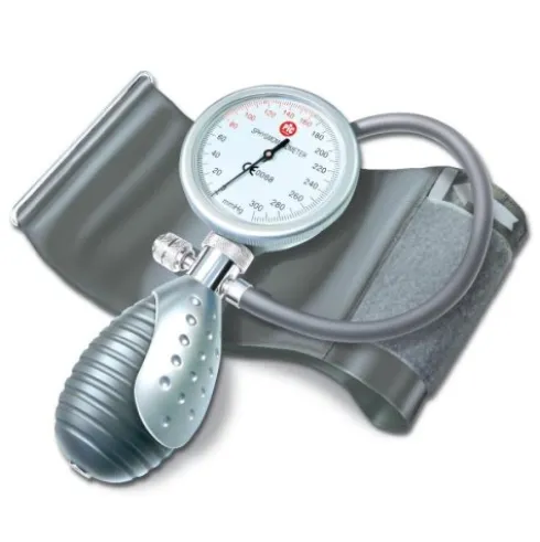 Pic Sfigmomanometro Aneroide Palmare Deluxe Argento Grigio Bracciale Comfort