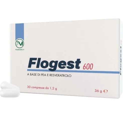Piemme Pharmatech Flogest 600 Integratore per Sistema Nervoso - 30 Compresse