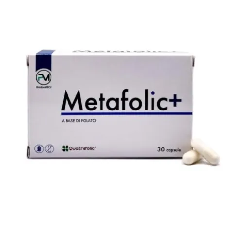 Piemme Pharmatech Metafolic+ Integratore di Folato per Gravidanza - 30 Capsule