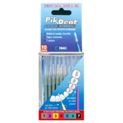 PIKDENT Scovolino numero 1 Grigio 0,4mm 10 pezzi