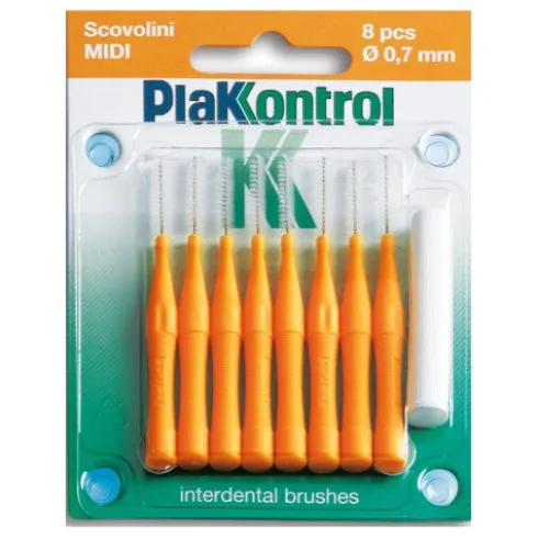 Plakkontrol Scovolino Con Manico Midi 0,7 mm, 8 Pezzi