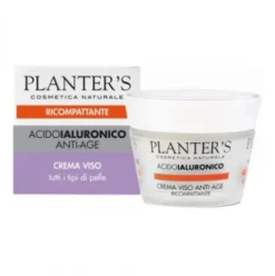 Planter's Crema Viso Acido Ialuronico Ricompattante Anti-Age per Tutti i Tipi di Pelle 50ml