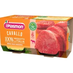 Plasmon Omogeneizzato Carne di Cavallo dal 6 Mese Senza Sale Aggiunto 2x80g