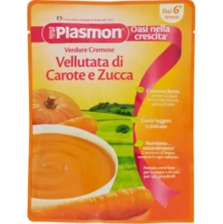Plasmon Vellutata Carote e Zucca 6M+ Busta da 180g